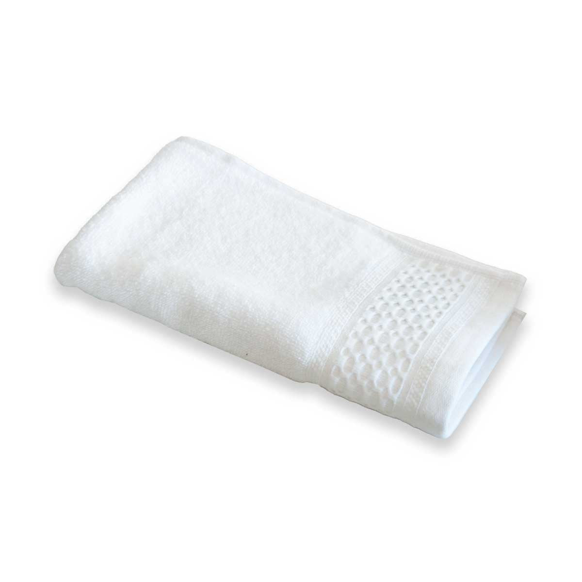 Serviette invité 500g - Zero Twist - Blanc