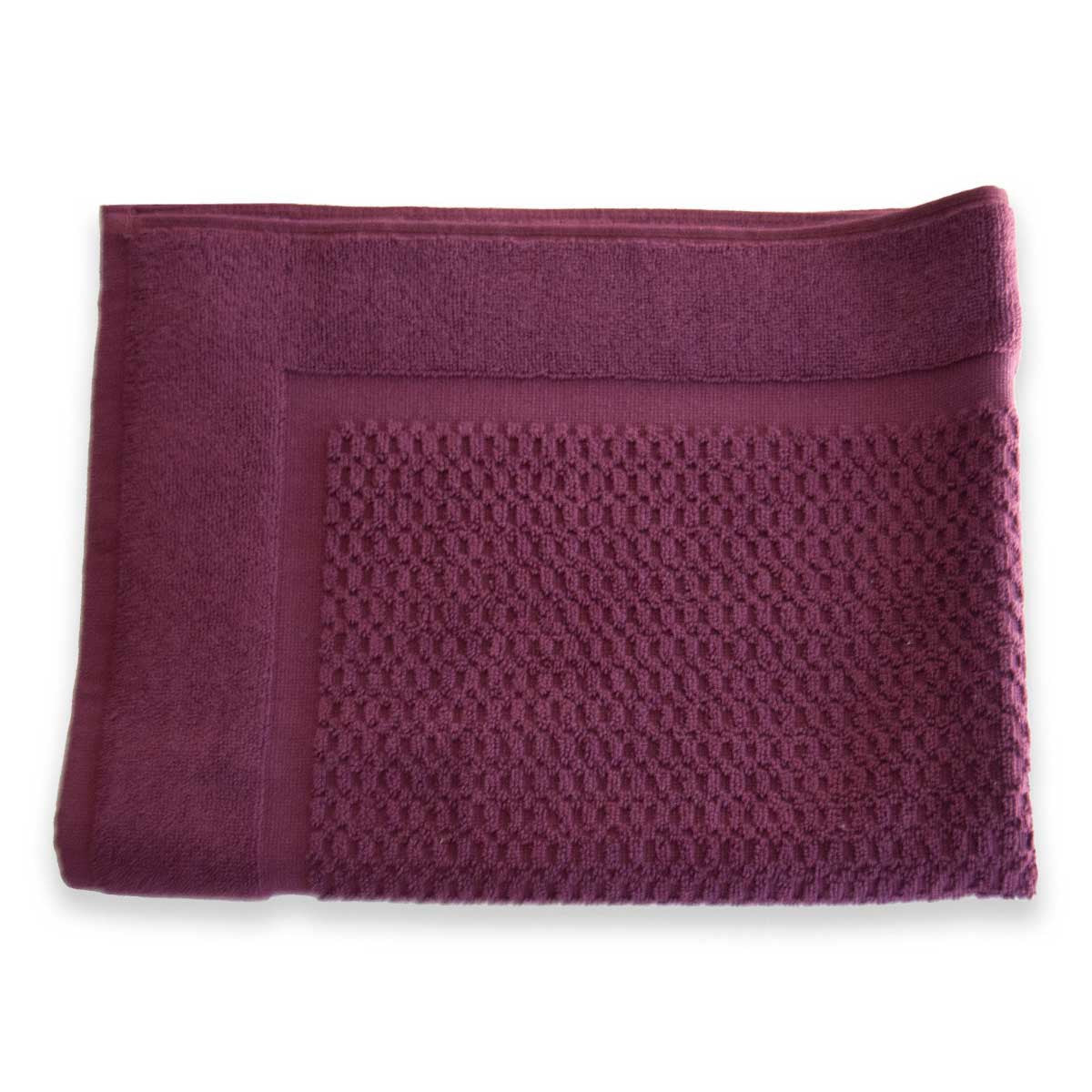 Tapis Bain - Zero Twist - 500g/m² - Prune #Couleur_PRUNE