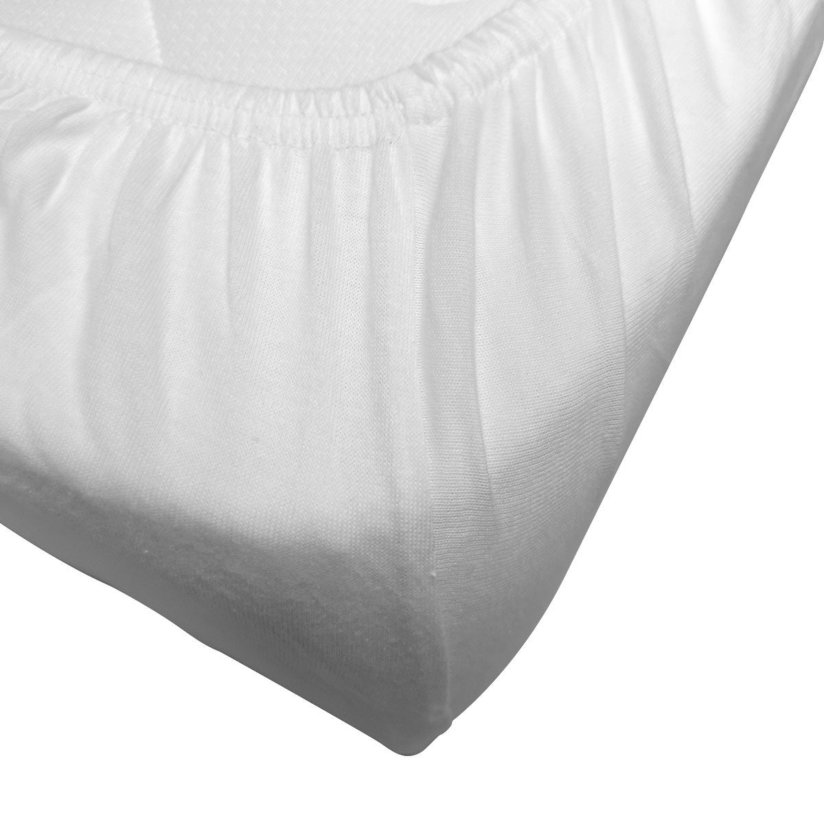 Drap-housse Uni Jersey - Blanc #Couleur_BLANC