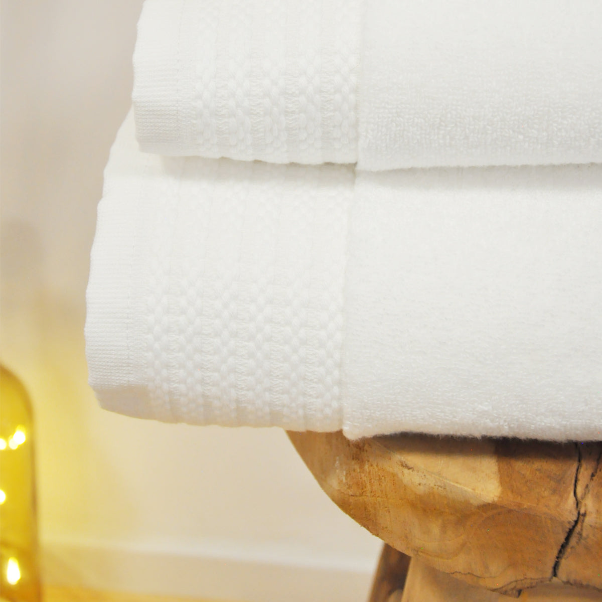 Serviette De Toilette Douceur - Coton/ Modal 600g/m² - Neige #Couleur_NEIGE