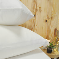 Protège oreillers | sous taie | Molleton gratté #Couleur_BLANC