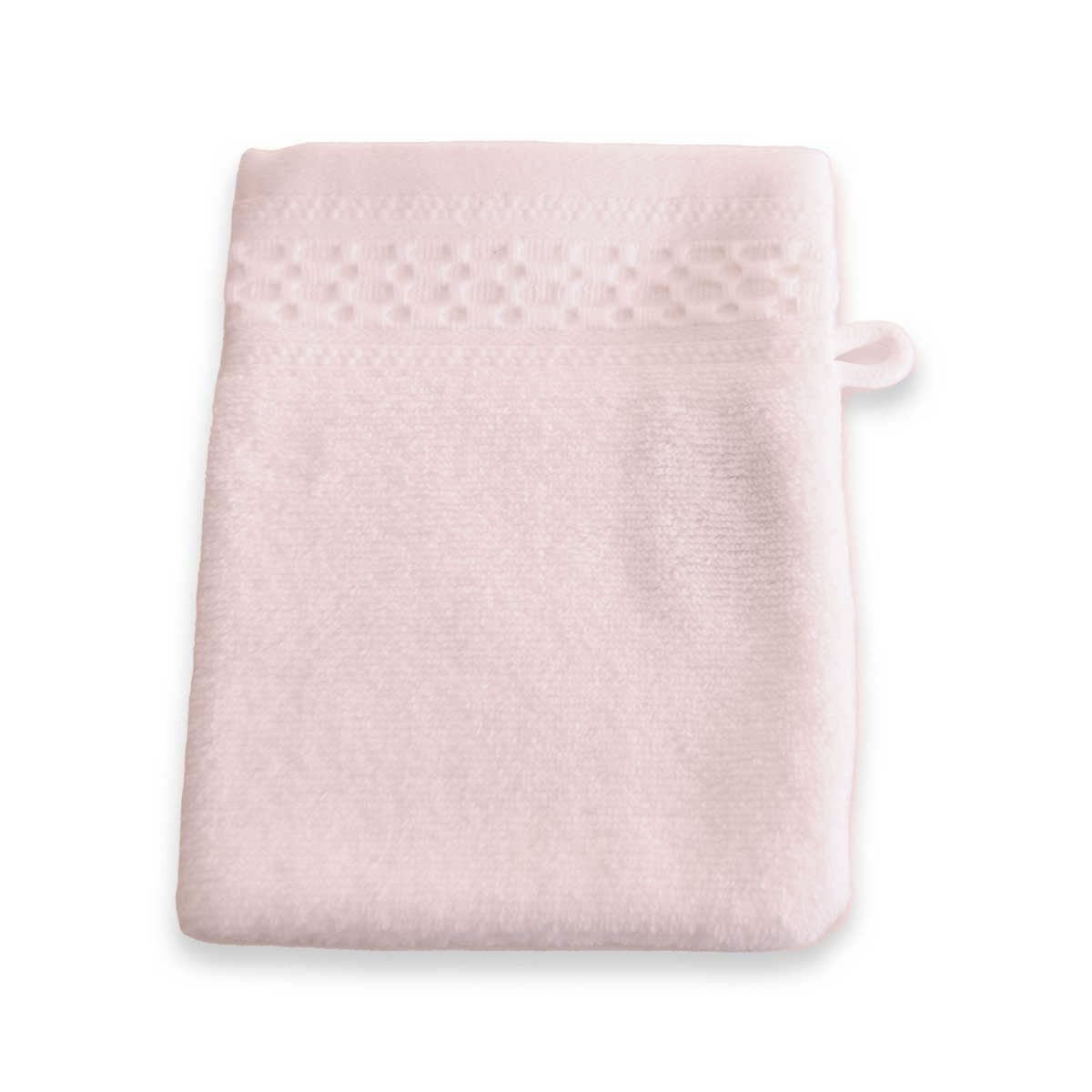 Gant De Toilette - Zero Twist - 500g/m² - Rose pale #Couleur_ROSE PALE