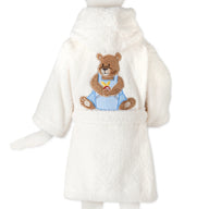 Peignoir Ourson Boy | Linge de bain enfant | Tradition des Vosges #Couleur_BEIGE ECRU