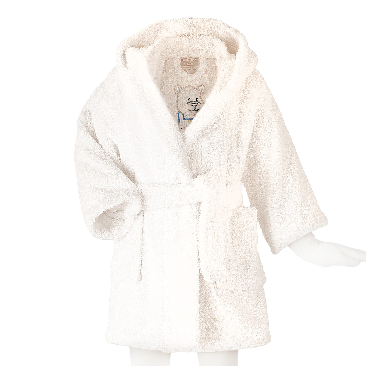 Peignoir Ourson Boy #Couleur_BEIGE ECRU