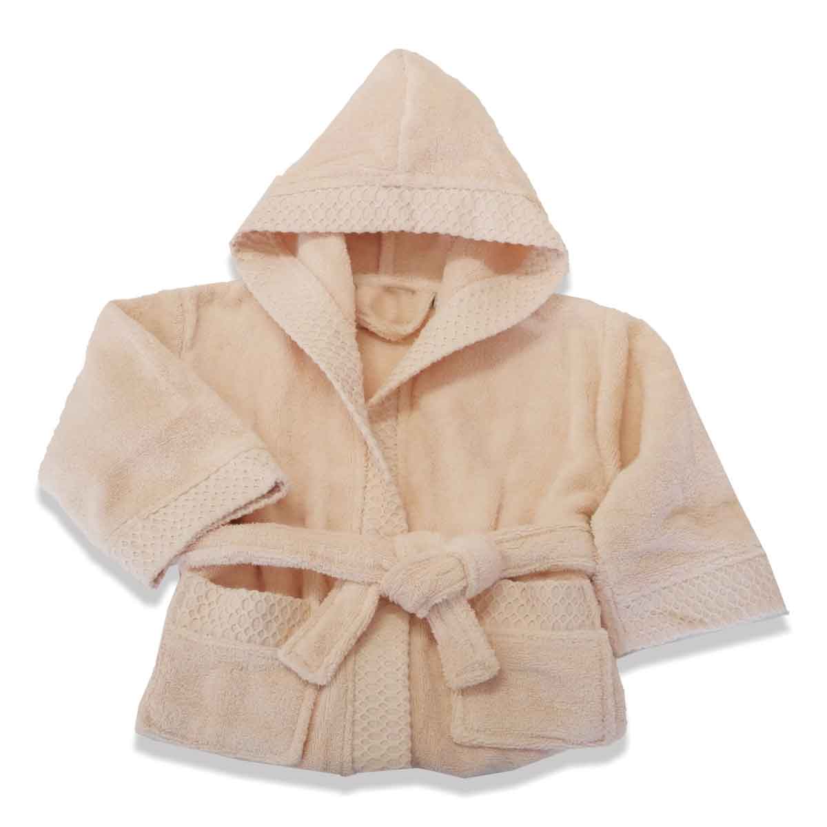 Peignoir Enfant 400gr - Rose pâle #Couleur_ROSE PALE