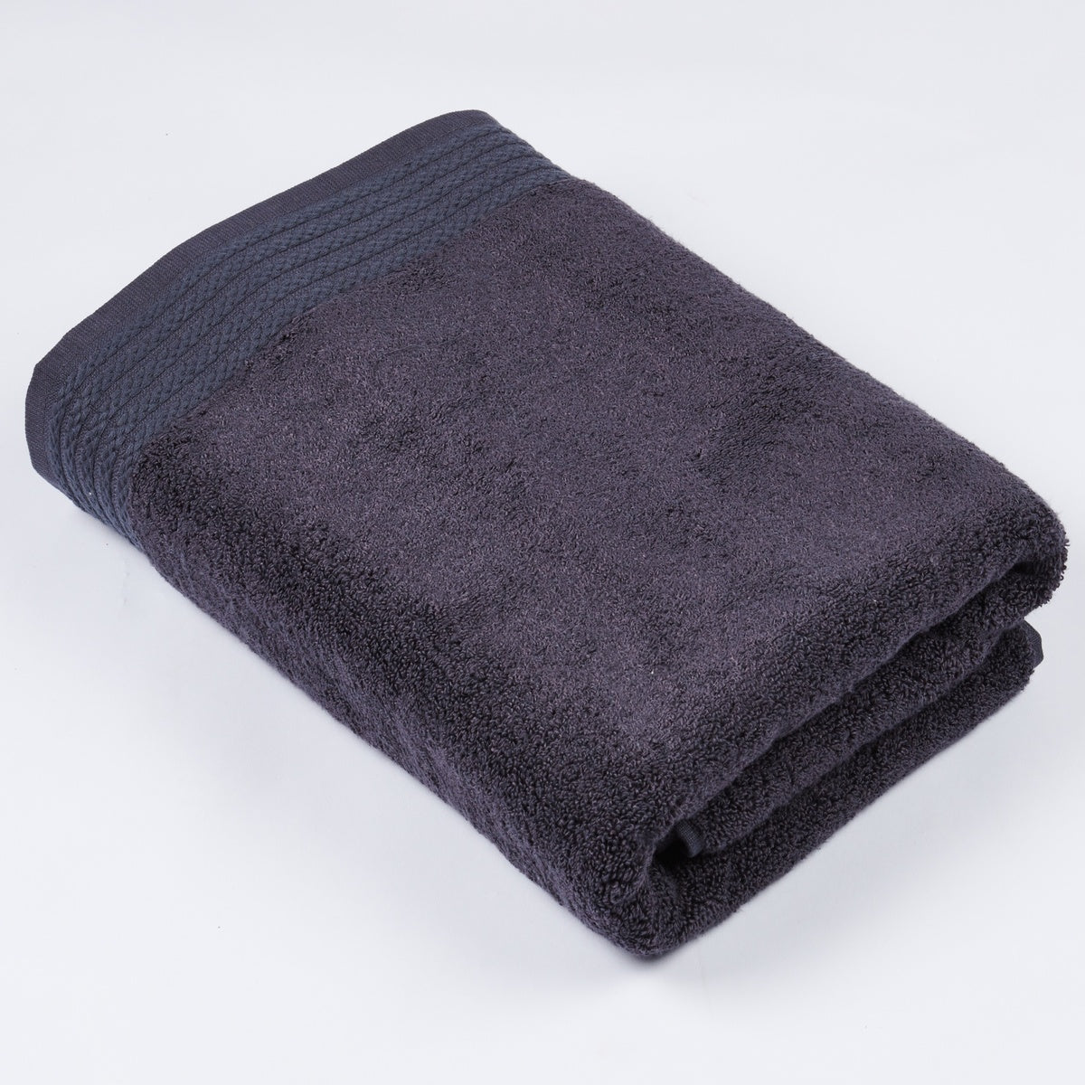 Serviette De Toilette Douceur - Coton/ Modal 600g/m² #Couleur_GRIS ANTHRACITE 