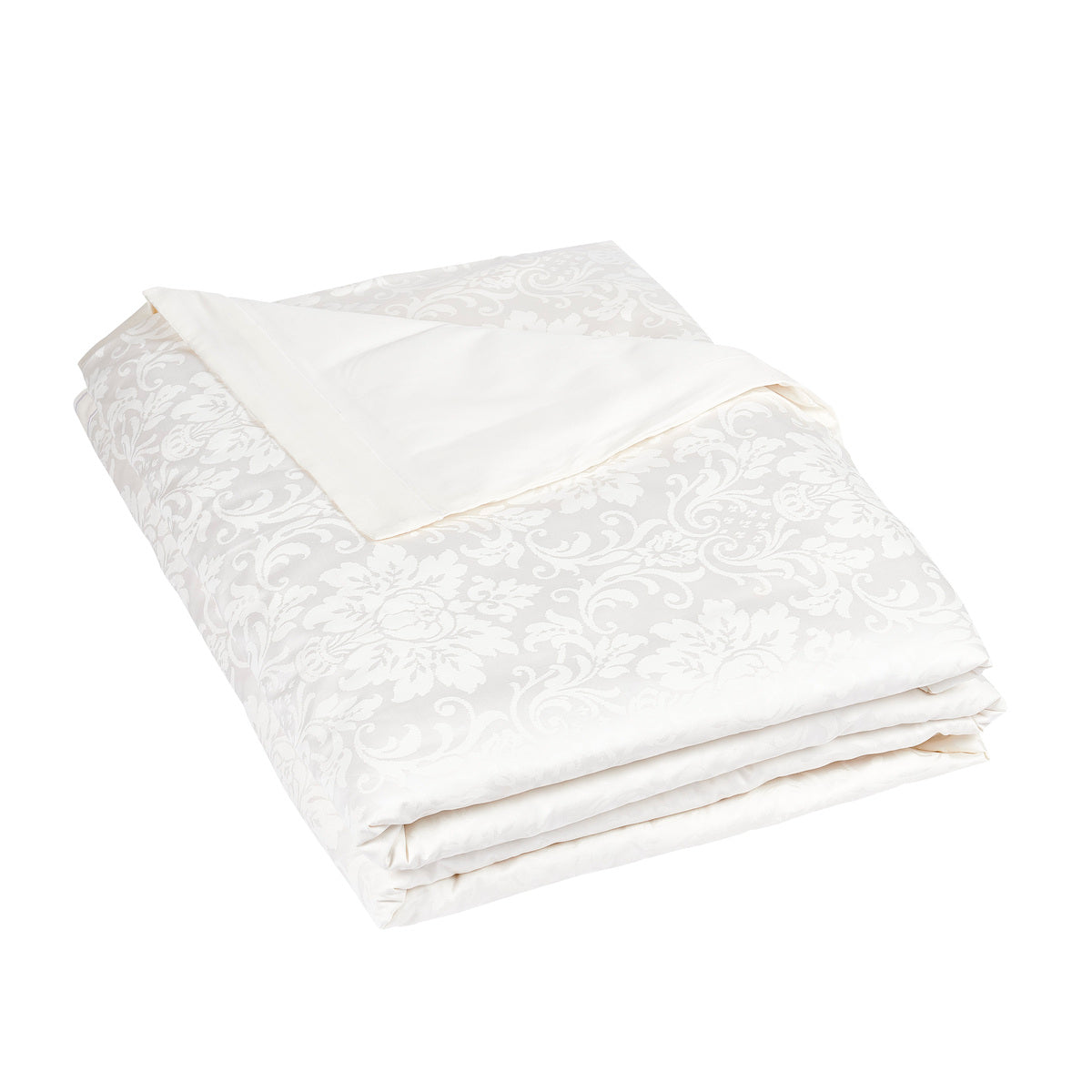 Housse de Couette Charme - Satin de coton #Couleur_IVOIRE