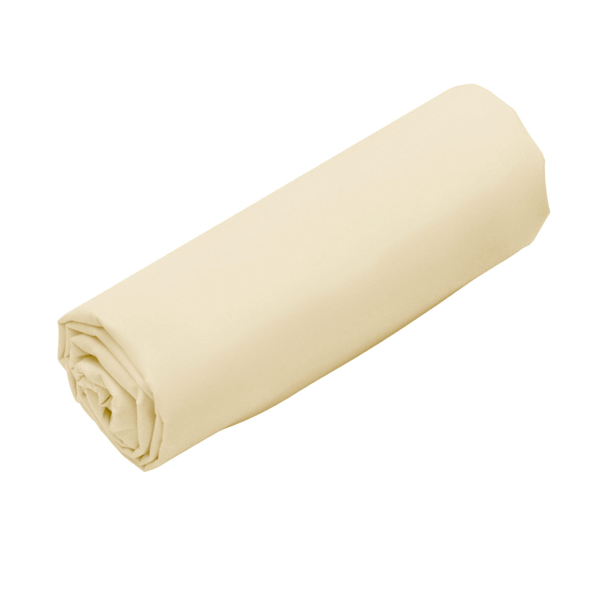 Drap-housse - Uni Coton - naturel #Couleur_BEIGE NATUREL