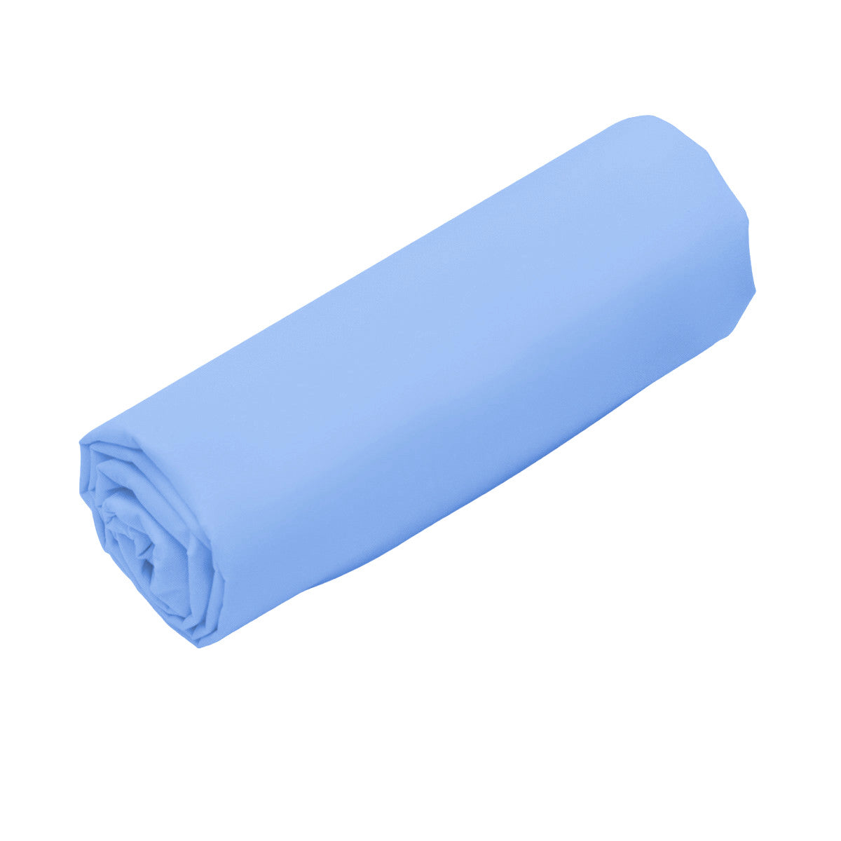 Drap-housse - Uni Coton - nuage #Couleur_BLEU NUAGE