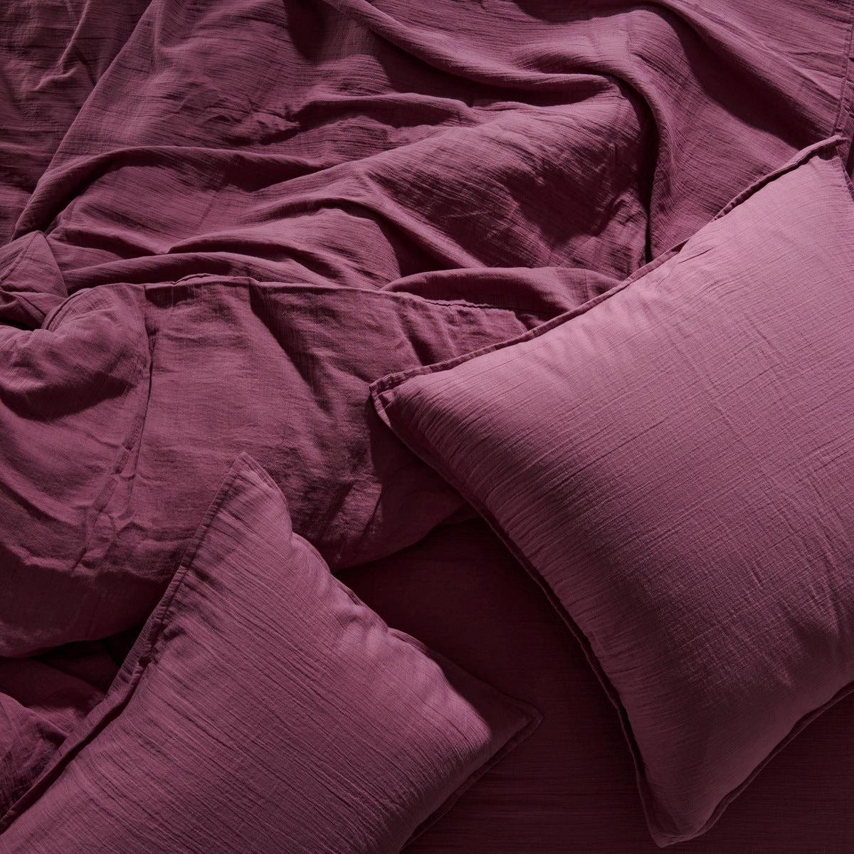 Housse de couette - Gaze de coton #Couleur_FIGUE