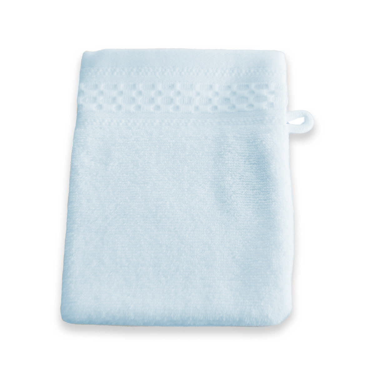 Gant De Toilette - Coton Zero Twist - 500g/m² #Couleur_CIEL