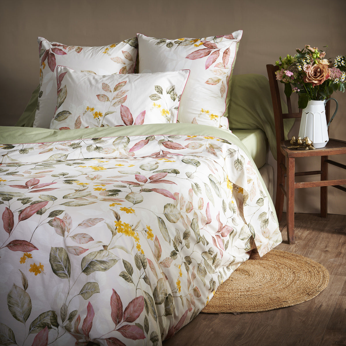 Drap plat Maria - Percale de coton