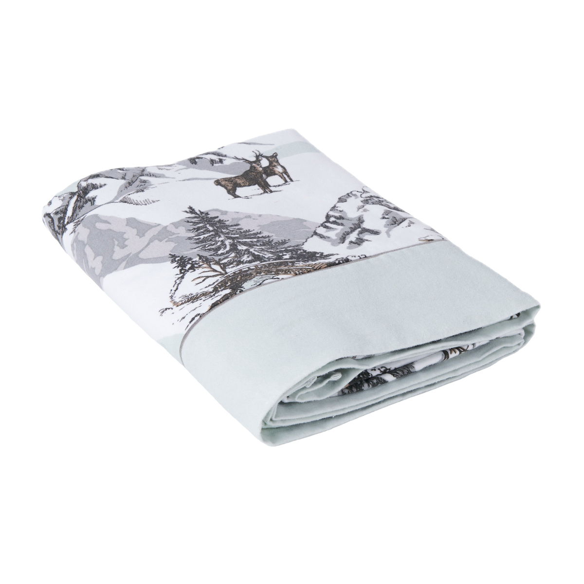 Flat sheet Mountain - Cotton flannel